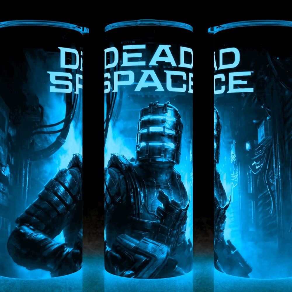 Glow in the Dark Dead Space - Isaac Clarke Gaming Cup Mug Tumbler 20oz